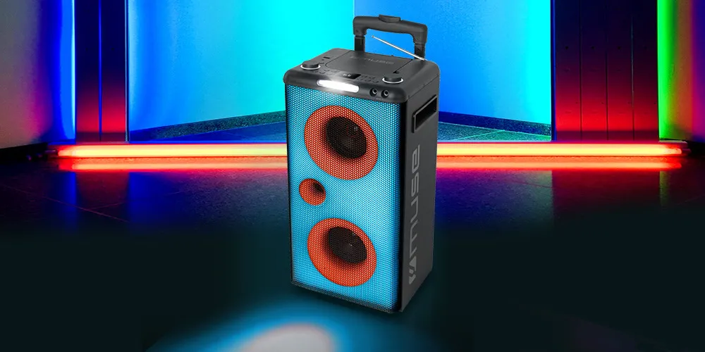 Портативная колонка MUSE M-1928 DJ, Чёрный