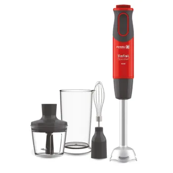 Blender de mână Tefal HB643538, Roșu