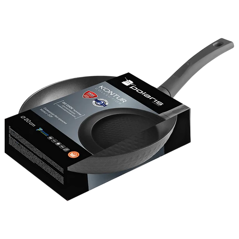 Tigaie Polaris Kontur-20F, 20cm, Gri