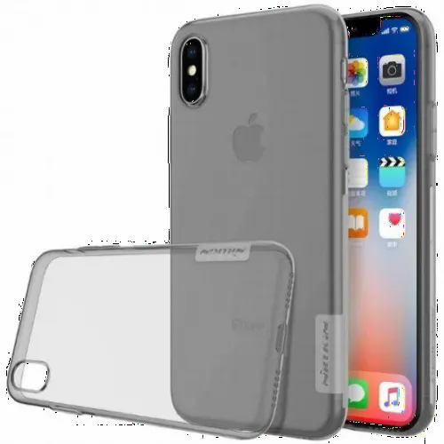 Чехол Nillkin iPhone XS Max - Ultra thin TPU - Nature, Серый