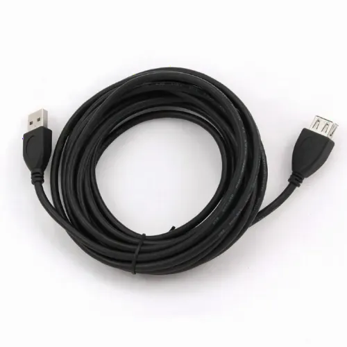 Adaptor USB Gembird CCF-USB2-AMAF-15, USB Type-A (F)/USB Type-A (M), 4,5m, Negru