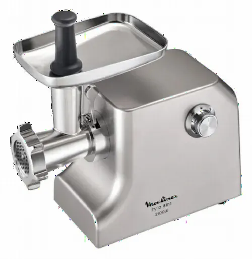 Mașină de tocat carne Moulinex HV10 ME858D32, Argintiu