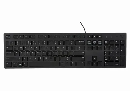 Tastatură DELL KB216, Cu fir, Alb