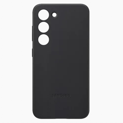 Чехол Samsung Leather Cover for Galaxy S23, Чёрный