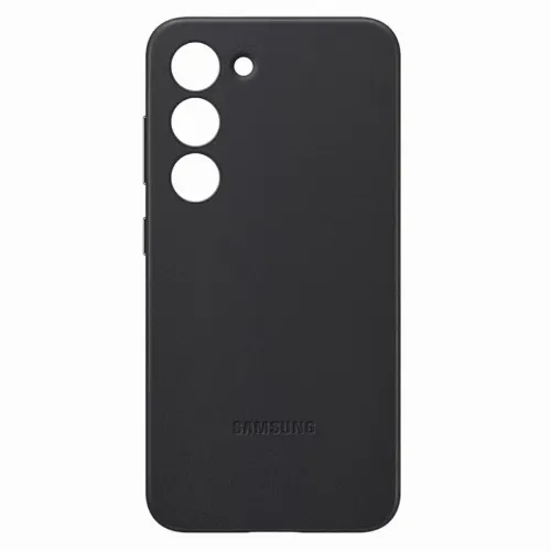 Чехол Samsung Leather Cover for Galaxy S23, Чёрный