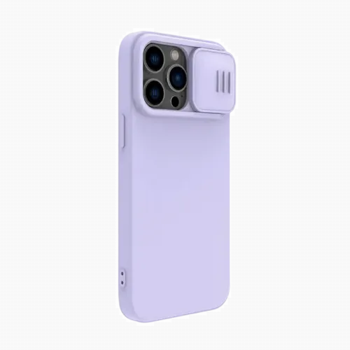 Nillkin Apple iPhone 14 Pro Max, CamShield Silky Silicone Case, Misty Purple