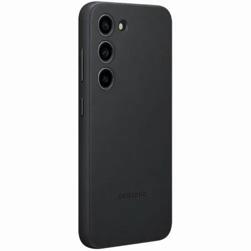 Чехол Samsung Leather Cover for Galaxy S23, Чёрный