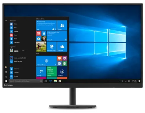 31,5" Monitor Lenovo D32qc-20, VA 2560x1440 WQHD, Negru