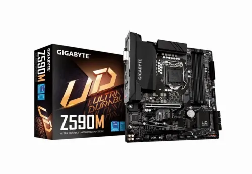 Материнская плата Gigabyte Z590M, LGA1200, Intel Z590, Micro-ATX