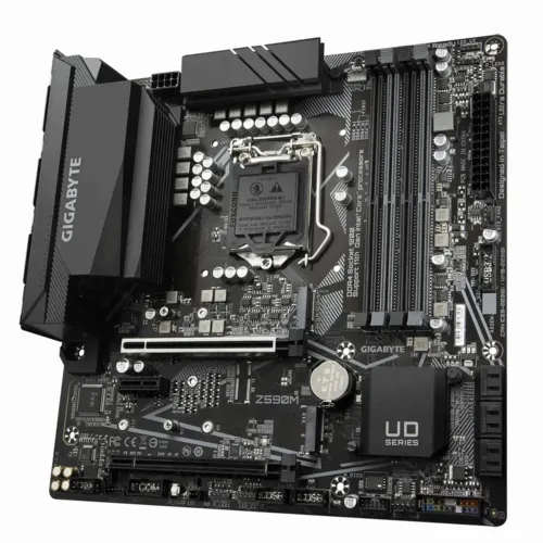 Материнская плата Gigabyte Z590M, LGA1200, Intel Z590, Micro-ATX