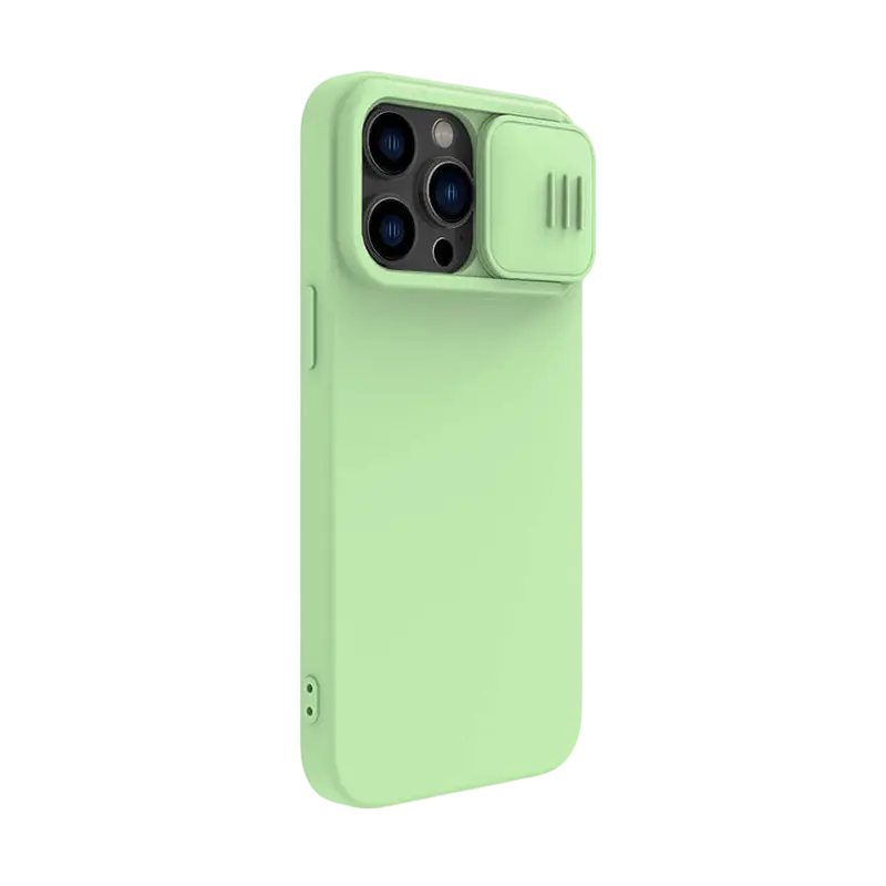 Nillkin Apple iPhone 14 Pro Max, CamShield Silky Silicone Case, Mint Green