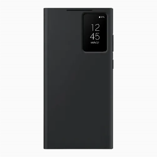 Чехол-бумажник Samsung Smart View for Galaxy S23 Ultra, Чёрный