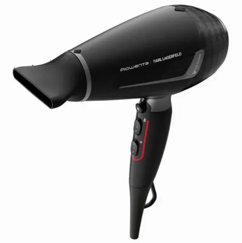 Фен Rowenta Karl Lagerfeld CV888LF0, 2200 Вт, Чёрный