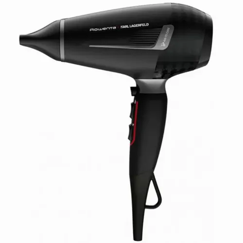 Фен Rowenta Karl Lagerfeld CV888LF0, 2200 Вт, Чёрный