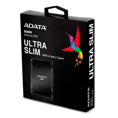 SSD portabil extern ADATA SC685,  1 TB, Negru (ASC685-1TU32G2-CBK)
