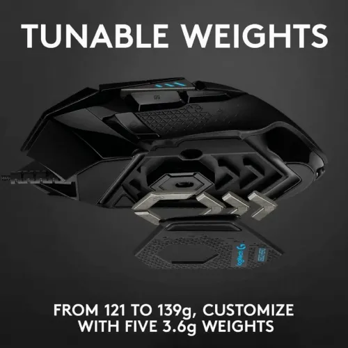 Gaming Mouse Logitech G502, Negru