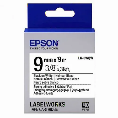  Epson LK-3WBW, 9mm x 9m