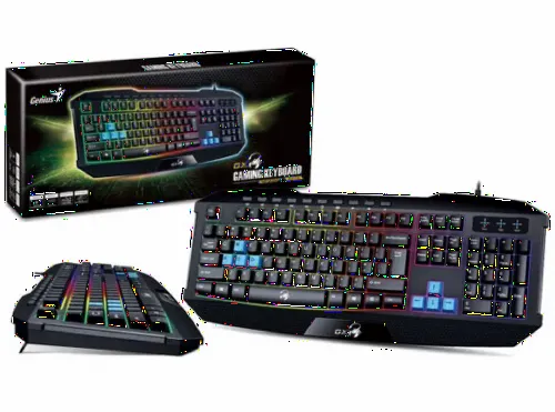 Tastatură Genius SCORPION K215, Cu fir, Negru