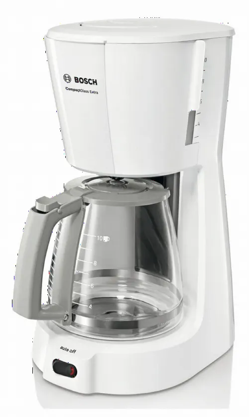 Cafetieră Bosch CompactClass TKA3A031, 1100W, Alb