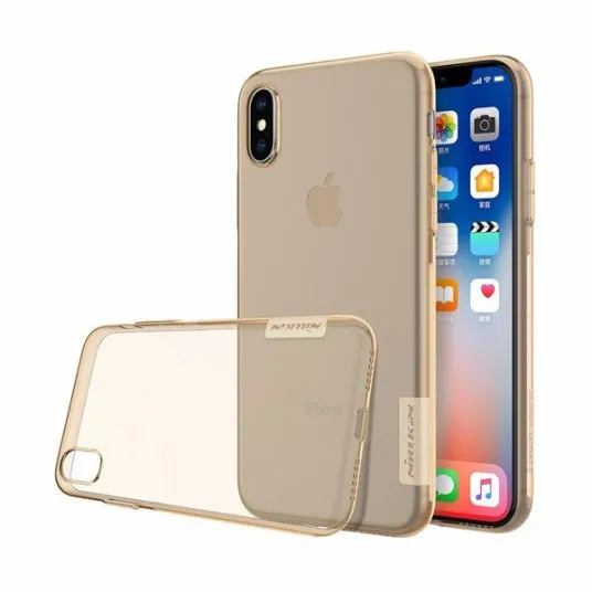 Husă Nillkin iPhone XS Max - Ultra thin TPU - Nature, Maro