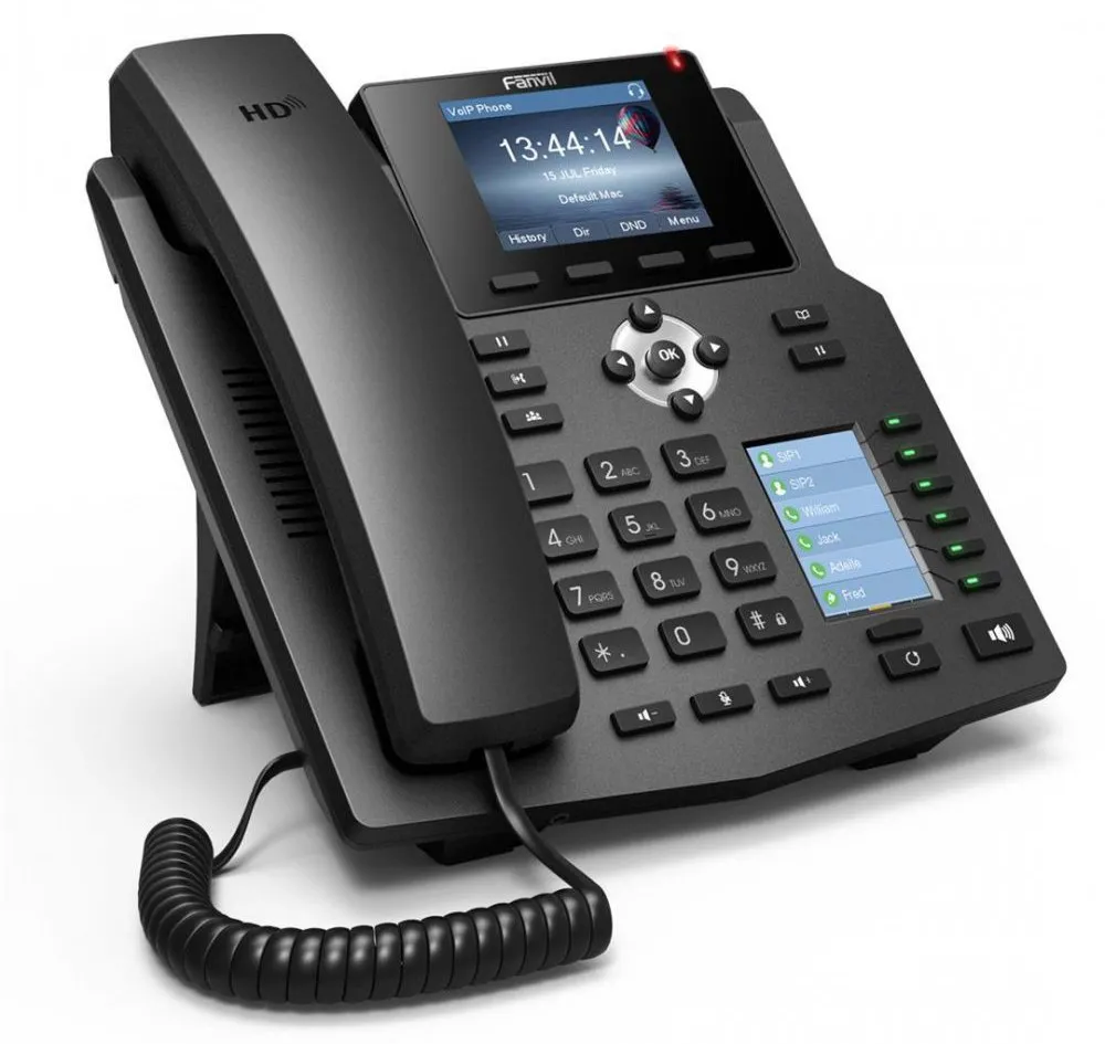 Telefon IP Fanvil X4, Negru