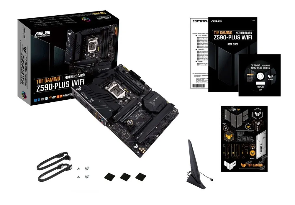 Placă de bază ASUS TUF GAMING Z590-PLUS WIFI, LGA1200, Intel Z590, ATX