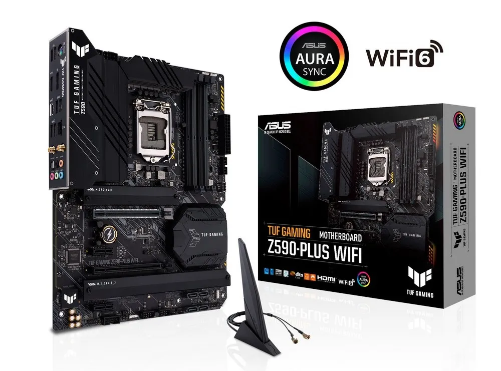 Placă de bază ASUS TUF GAMING Z590-PLUS WIFI, LGA1200, Intel Z590, ATX