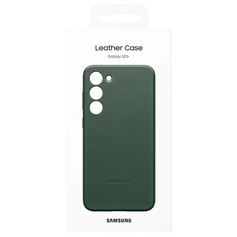 Чехол Samsung Leather Cover for Galaxy S23+, Зеленый