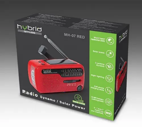 Boxă portabilă MUSE MH-07 RED, Roșu
