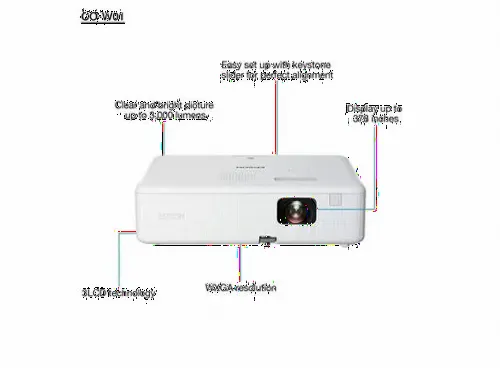 Проектор Epson CO-W01, 3000ANSI Lumens, WXGA (1280 x 800)