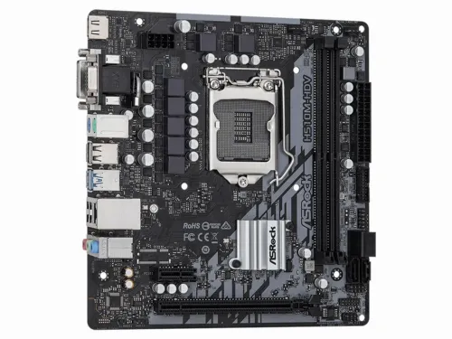 Материнская плата ASRock H510M-HDV R2.0, LGA1200, Intel H510, Micro-ATX