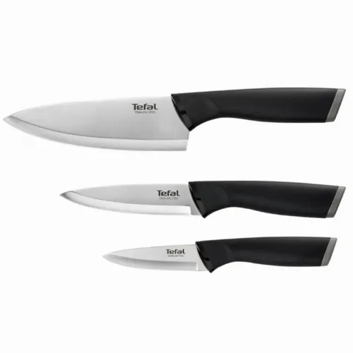 Set de Cuțite Tefal K221S375, Negru | Argintiu