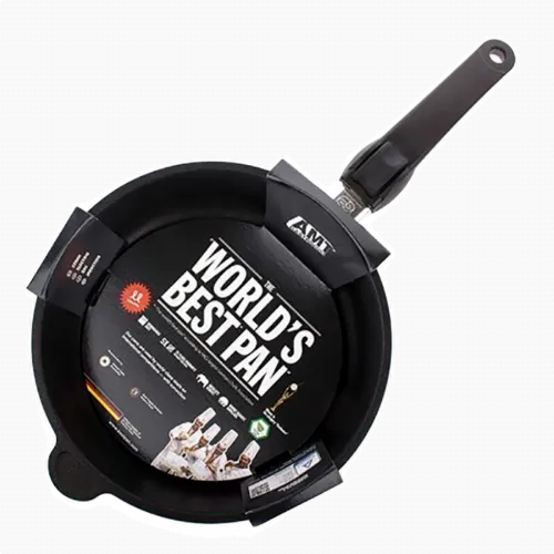 Сковорода AMT Gastroguss AMT-420-E, 20см, Чёрный