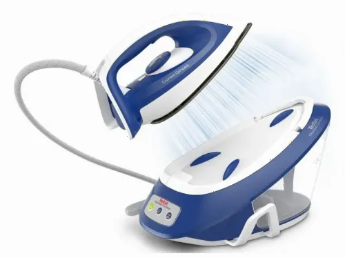 Fier de călcat cu generator de abur Tefal SV7112E0, 2600W, Albastru deschis