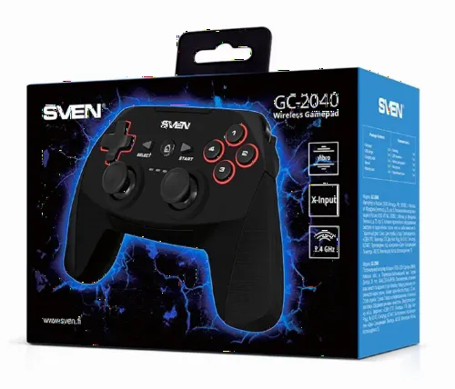 Gamepad SVEN GC-2040, Negru