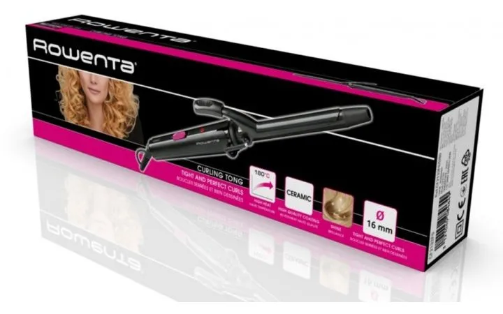 Плойка Rowenta Curling Tong CF2133F0, Чёрный