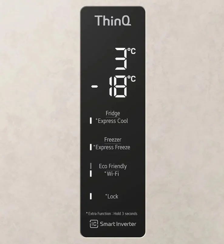 Холодильник LG GA-B459SEQM, Бежевый