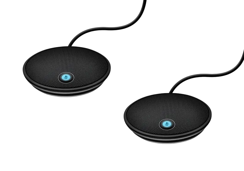 Микрофон для камеры Logitech GROUP Expansion Mics, Беспроводной, Чёрный