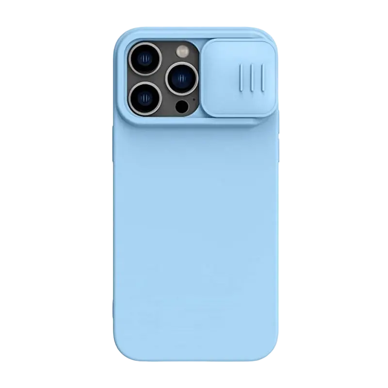 Nillkin Apple iPhone 14 Pro Max, CamShield Silky Silicone Case, Blue Haze