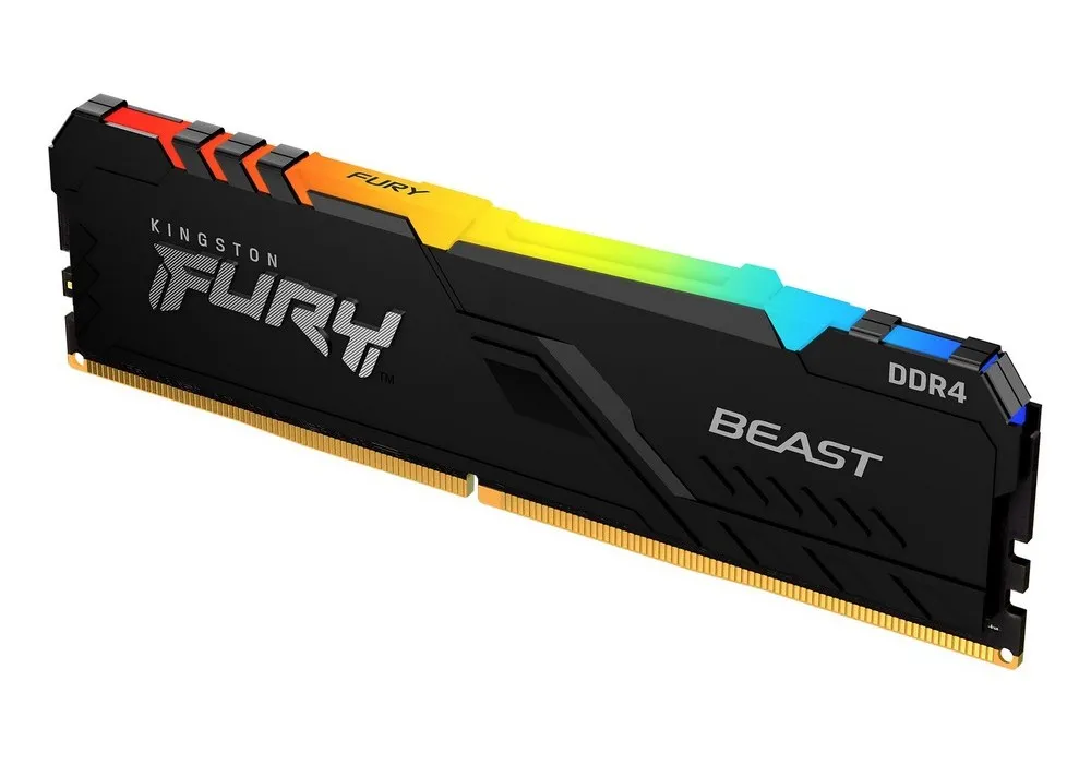 Memorie RAM Kingston FURY Beast RGB, DDR4 SDRAM, 2666 MHz, 8GB, KF426C16BBA/8