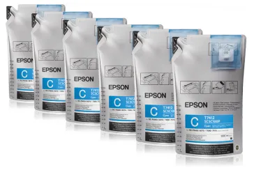 SALE__Ink Cartridge Epson UltraChrome DS Cyan T741200 (1Lx6packs)
