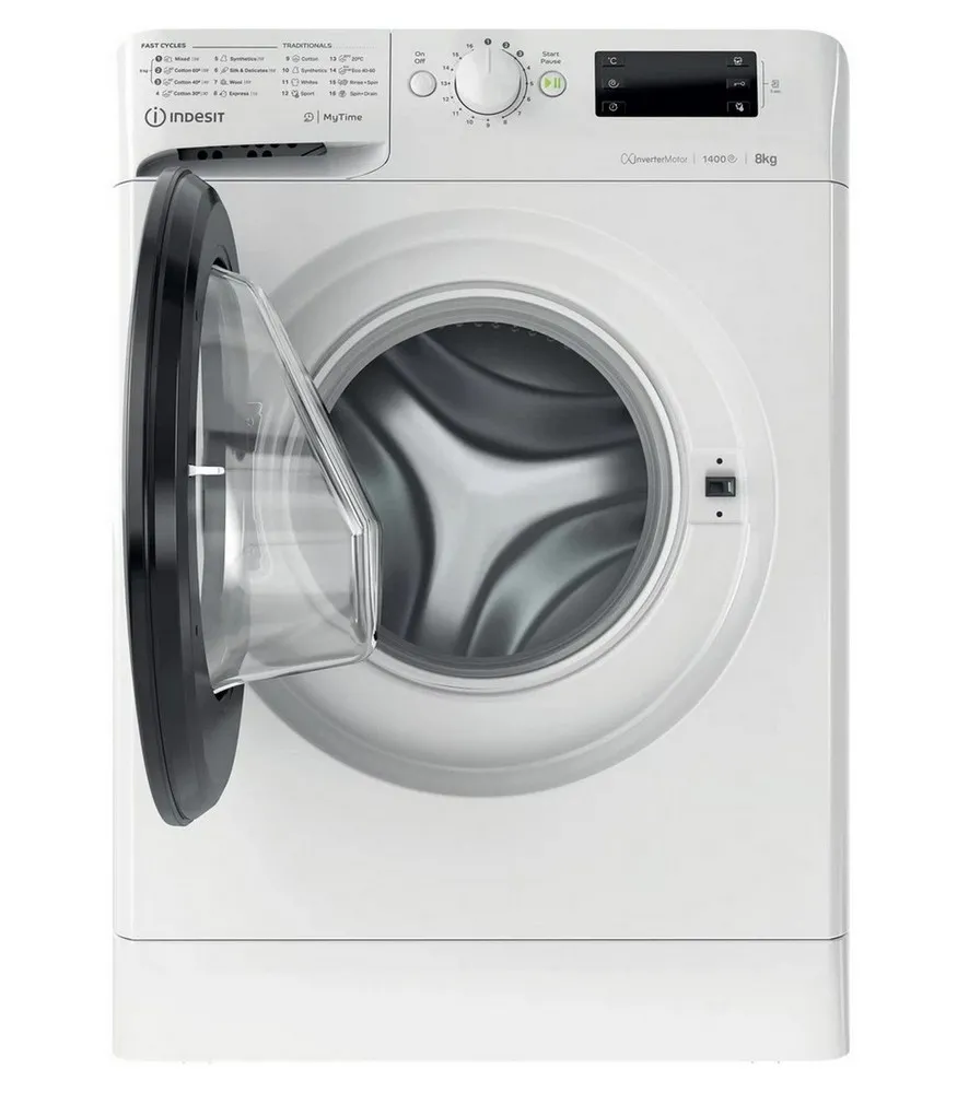 Mașină de spălat Indesit MTWE 81484 WK EE, 8kg, Alb