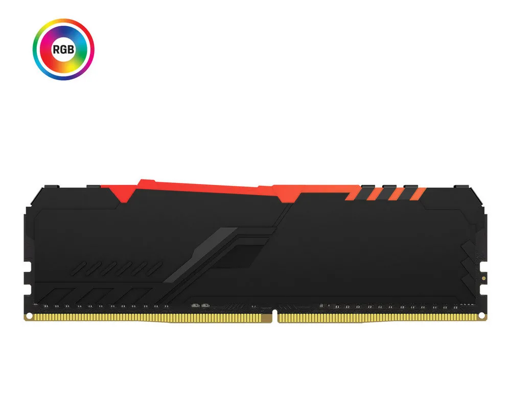 Memorie RAM Kingston FURY Beast RGB, DDR4 SDRAM, 3200 MHz, 16GB, KF432C16BBAK2/16