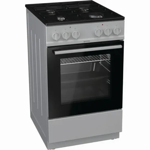 Aragaz Mixt Gorenje MEK301SB, Argintiu
