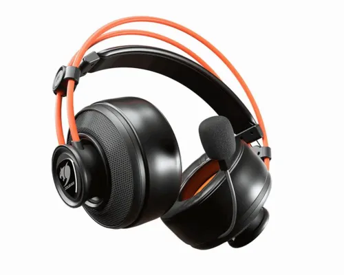 Игровая Гарнитура Cougar Immersa Ti, Проводной аналоговый, Черный/Оранжевый
