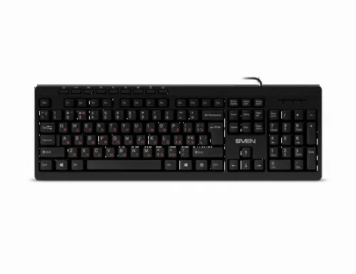 Tastatură SVEN KB-C3010, Cu fir, Negru