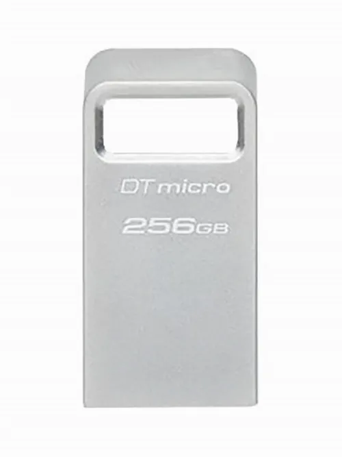 256GB USB3.2 Flash Drive Kingston DataTravaler Micro (DTMC3G2/256GB), Premium Metal Case (R:200MB/s)