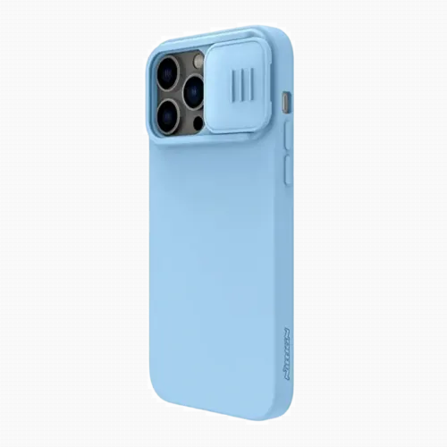 Nillkin Apple iPhone 14 Pro Max, CamShield Silky Silicone Case, Blue Haze