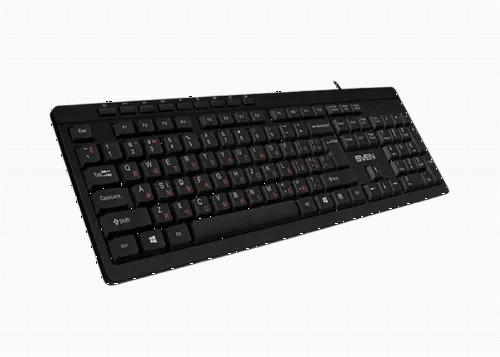 Tastatură SVEN KB-C3010, Cu fir, Negru