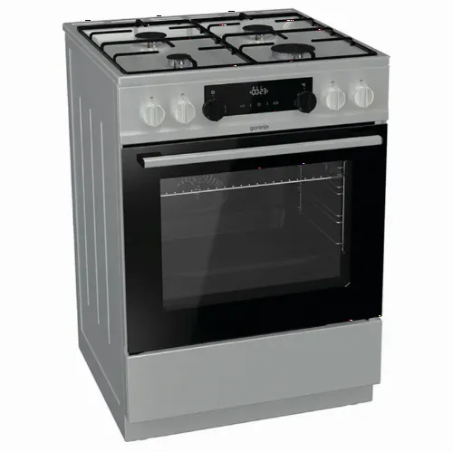 Комбинированная плита Gorenje KS 635 X, Нержавеющая сталь